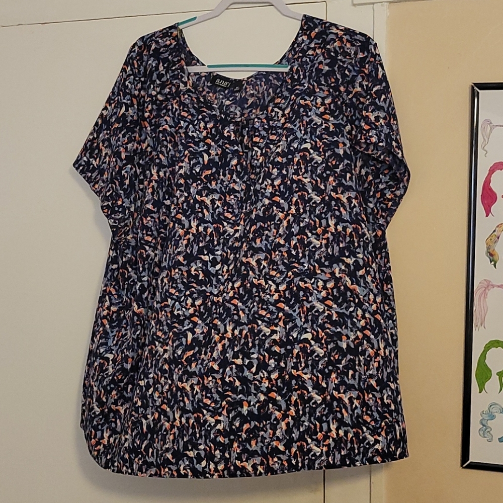 Multicolored Design Blouse